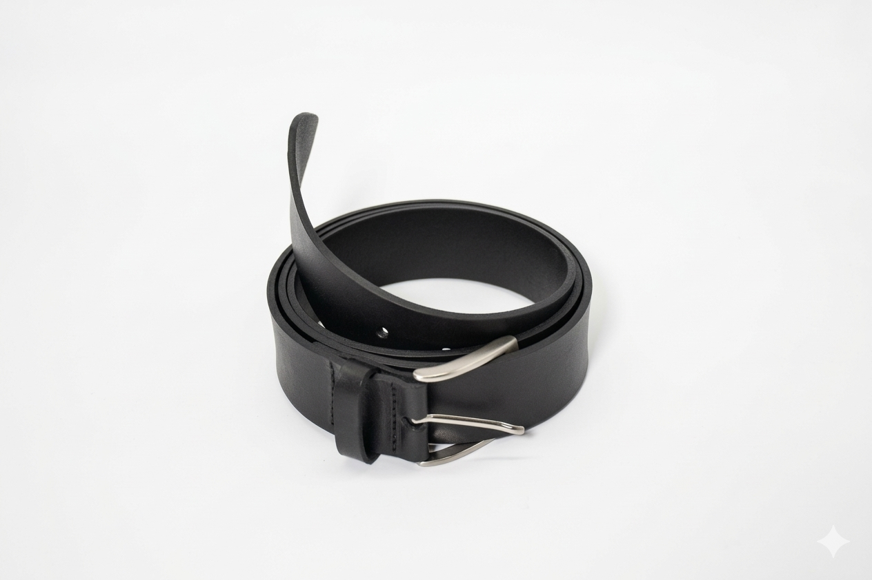 Cintura Nera in Cuoio